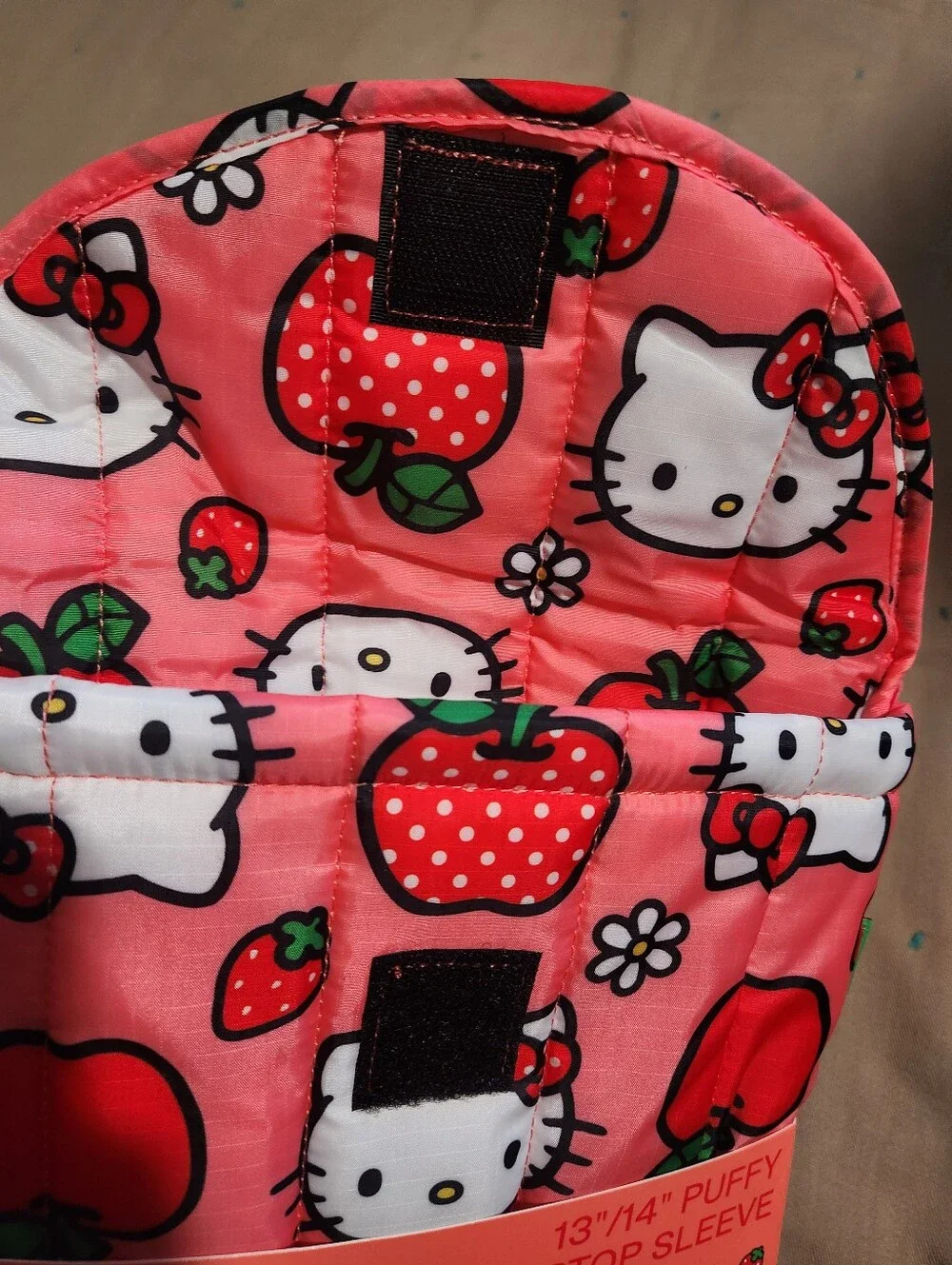 Hello Kitty Baggu Puffy Laptop Sleeve Case 13